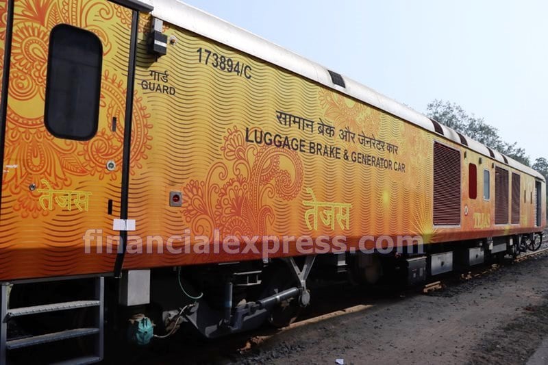 IRCTC Tejas Express Ahmedabad to Mumbai exclusive pics: India’s 2nd private train to be flagged off on Jan 17