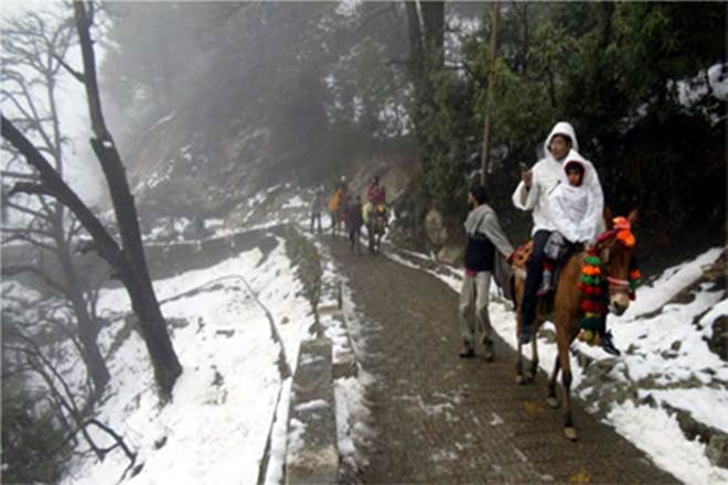 Light to moderate snowfall was experienced in most of the high altitude areas, while the plains including Jammu city were lashed by intermittent rains since Monday afternoon. (IE) Light to moderate snowfall was experienced in most of the high altitude areas, while the plains including Jammu city were lashed by intermittent rains since Monday afternoon. (IE)