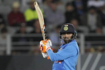 Chasing 274 for a win, Ravindra Jadeja top-scored with a 73-ball 55 while Shreyas Iyer made 52 from 57 balls.