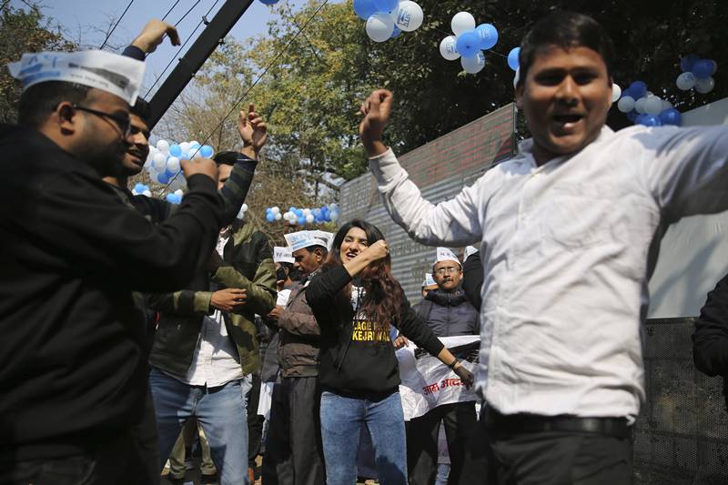 Delhi election, Delhi election result live, Delhi election 2020 result, Delhi election live update, Delhi election result eci, Delhi election result seat wise, arvind kejriwal, arvind kejriwal election result