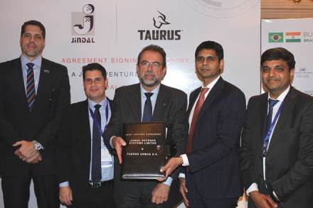 Promoter, Jindal Defence, Mr Abhyuday Jindal (second from right) Promoter, Jindal Defence, Mr Abhyuday Jindal (second from right)