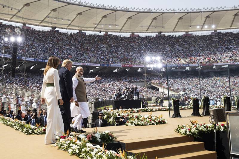 trump india visit, donald trump india visit, donald trump india visit 2020, trump india visit 2020, PM Modi welcomes US President, Melania, Modi, Sabarmati ashram, Motera stadium, Taj Mahal, ITC Delhi