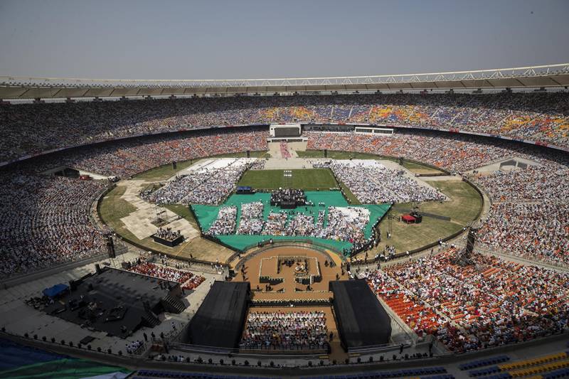 trump india visit, donald trump india visit, donald trump india visit 2020, trump india visit 2020, PM Modi welcomes US President, Melania, Modi, Sabarmati ashram, Motera stadium, Taj Mahal, ITC Delhi