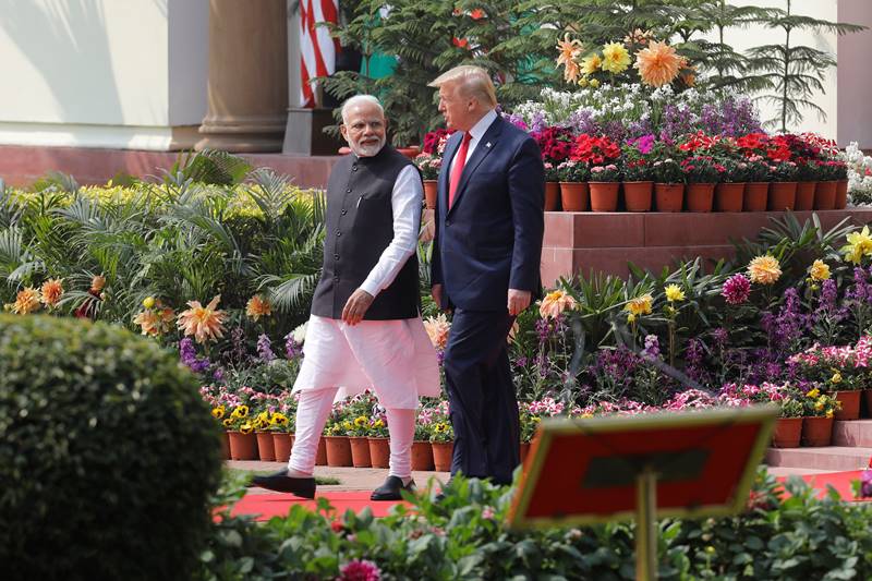 trump india visit, donald trump india visit, donald trump india visit 2020, trump india visit 2020, PM Modi welcomes US President, Melania, Modi, Sabarmati ashram, Motera stadium, Taj Mahal, ITC Delhi
