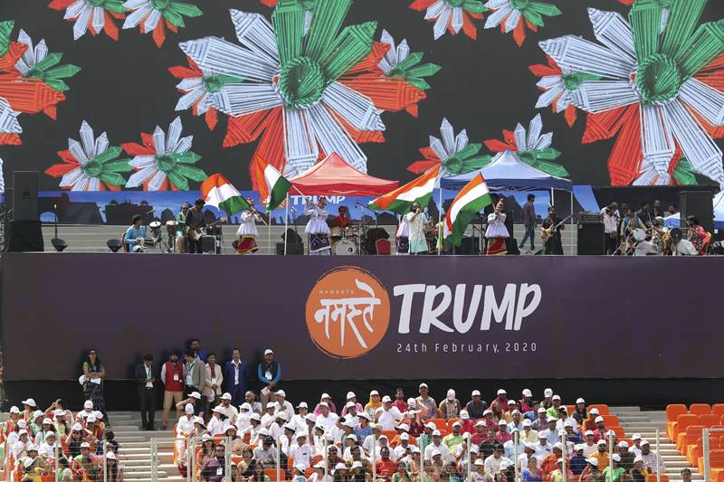 trump india visit, donald trump india visit, donald trump india visit 2020, trump india visit 2020, PM Modi welcomes US President, Melania, Modi, Sabarmati ashram, Motera stadium, Taj Mahal, ITC Delhi