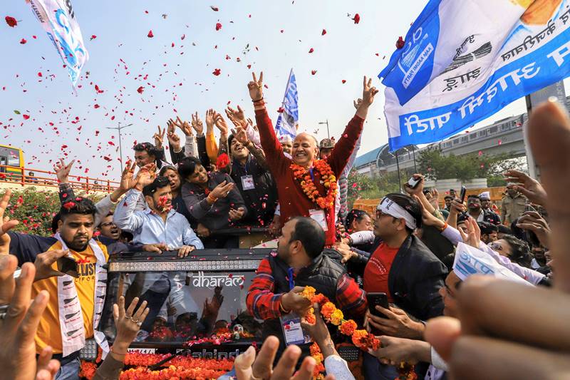 Delhi election, Delhi election result live, Delhi election 2020 result, Delhi election live update, Delhi election result eci, Delhi election result seat wise, arvind kejriwal, arvind kejriwal election result
