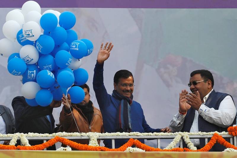 Delhi election, Delhi election result live, Delhi election 2020 result, Delhi election live update, Delhi election result eci, Delhi election result seat wise, arvind kejriwal, arvind kejriwal election result
