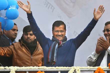 Arvind Kejriwal Oath Taking Ceremony, Arvind Kejriwal Shapath