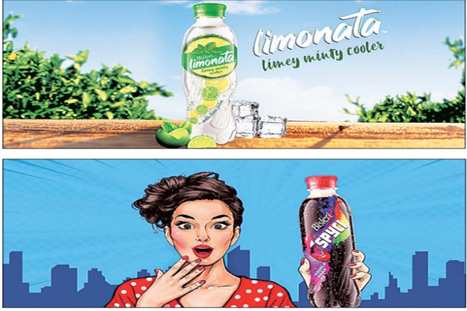 Bisleri, Limonata, Spyci, Pina Colada, Fonzo, Bisleri pop