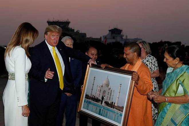 donald trump Taj mahal, us president, donald trump news, trump in india, trump india visit, trump india visit date, trump india visit ahmedabad, trump india visit schedule, trump india visit agra, trump india visit feb 2020, trump india news, melania trump in India, ivanka trump in india, trump visit to taj mahal, trump taj mahal visit, trump gift yogi adityanath, trump gift in india