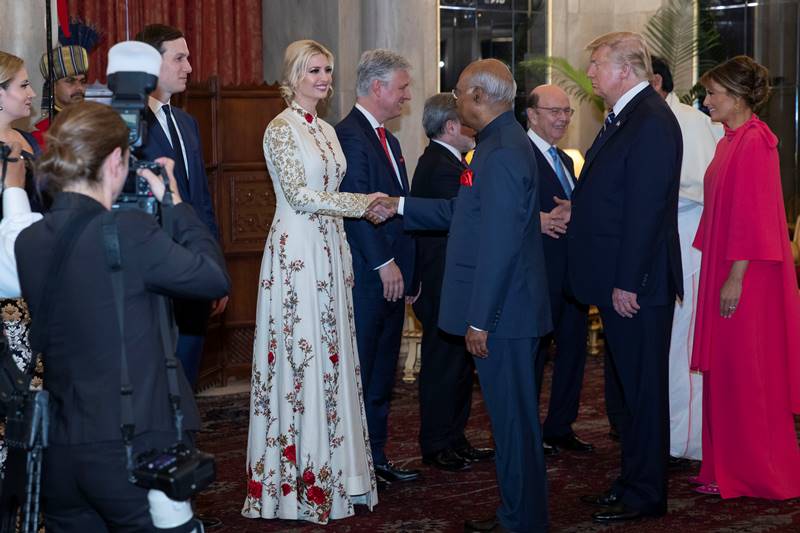 Ivanka Trump, Rashtrapati Bhavan, Ram Nath Kovind, State Banquet