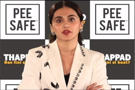 This is not the first time the women’s hygiene product Pee Safe has partnered with a movie to promote the brand and the cause. This is not the first time the women’s hygiene product Pee Safe has partnered with a movie to promote the brand and the cause.