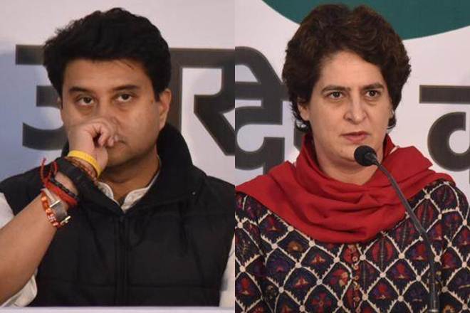 Priyanka gandhi rajya sabha seat, jyotiraditya scindia