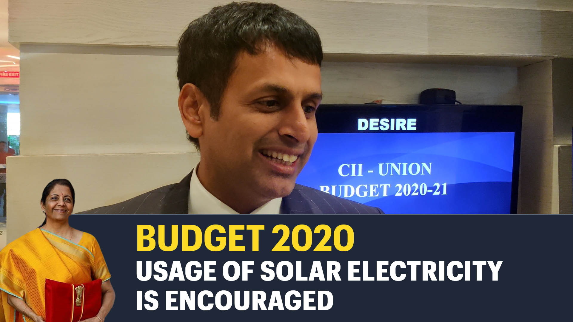 Budget 2020: Participation of solar electricity is encouraged; Vineet Mittal