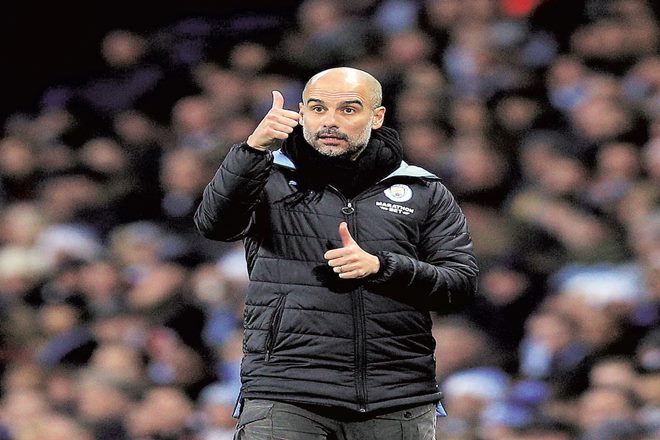 Pep Guardiola, Manchester City, Premium League champions, Liverpool, Manchester City, Barcelona, football 