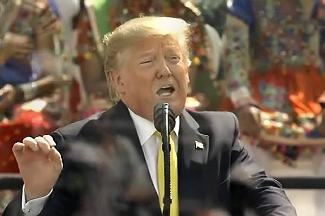 Indo-US defence deal, Helicopter, Chinook, Romeo, Lockheed Martin, US President Donald Trump, Donald Trump India visit, Trump in India, Namaste Trump, Sabarmati Ashram, Donald Trump, Donald Trump in India, India, President of the United States, POTUS, Melania Trump, Ivanka Trump, Jared Kushner, Ahmedabad, Gujarat, President Trump, Prime Minister Narendra Modi, Ahmedabad Airport, Motera Stadium, Sabarmati Ashram, Agra, Taj Mahal, Uttar Pradesh, Yogi Adityanath. New Delhi, Raj Ghat