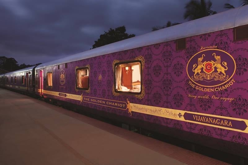 golden chariot price 2020, golden chariot train images
