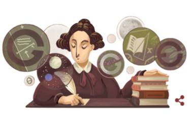 Mary Somerville, Google Doodle, Google Doodle to honour Mary Somerville, Scotland, Scientist, science, Philosophical Transactions, National Science Academy, Royal Society of London, Experimental physics, Jedburgh, Euclid, Elements of Geometry, The Mechanism of the Heavens, The Connection of the Physical Sciences, Astronomy, John Couch, Neptune, Suffrage, Mary Somerville Medal and Prize, STEM