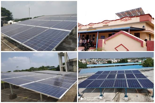 The total capacity of all the solar panels installed at the 13 energy neutral stations is 99 kWp