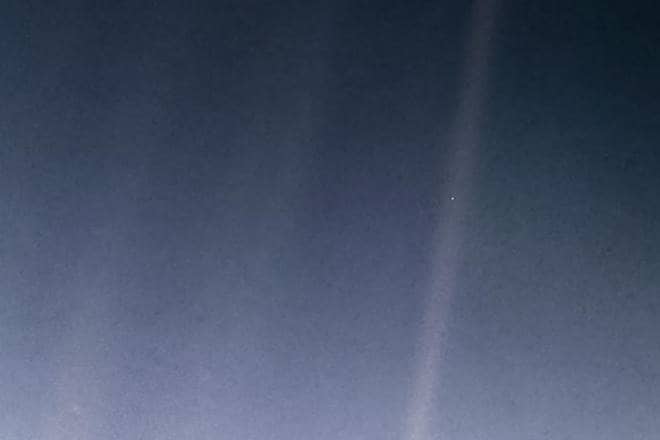  It is known as an iconic picture as it was the last one taken by the Voyager 1 before its cameras were turned off in order to save power. 