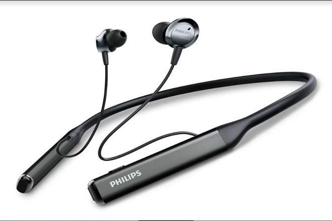 Philips Wireless Bluetooth Neckband Headset – TAPN402 Model, Black, With Vibration