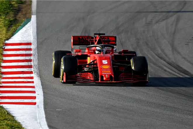 F1 2020: Vettel fastest in pre-season testing as Hamilton encounters engine trouble