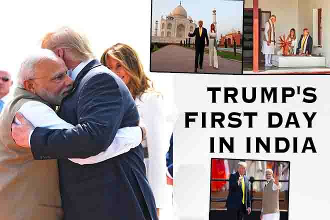 Trump India visit day 1: Taj Mahal to Sabarmati Ashram & Namaste Trump; 30 stunning images