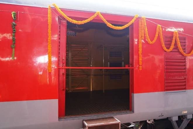 The High Capacity Parcel Van has been designed and manufactured by Rail Coach Factory in Kapurthala.