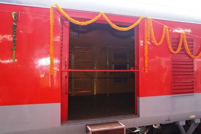 The High Capacity Parcel Van has been designed and manufactured by Rail Coach Factory in Kapurthala.