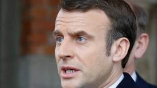 French President Emmanuel Macron (Reuters image)