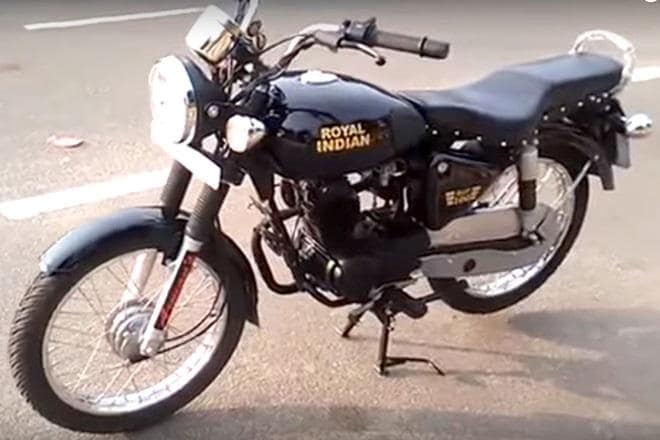 Royal Indian: People have a soft corner for Royal Enfield motorcycles and if you can't afford one, you can simply make your 100cc commuter look like a Bullet. The look complete with a round headlamp, seat style, and spoke wheels make it look like a little Bullet but with a blacked out 100cc engine so you get about 90 km to a litre. So, there you go you've got the appeal and zeal, and it's thrifty too.