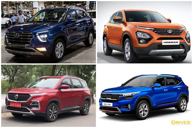 2020 hyundai creta vs kia seltos vs mg hector vs tata harrier