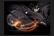 Twin port exhaust looks stunning and sounds great!