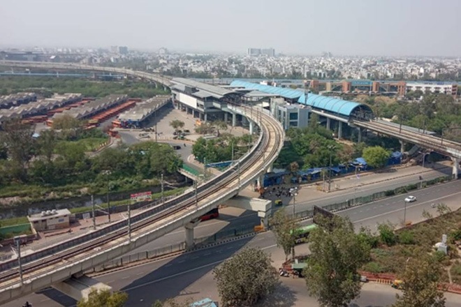 Lockdown in Delhi due to coronavirus threat. (Photo Indian Express)