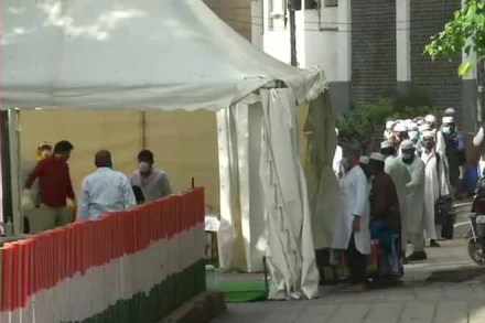 Nearly 9,000 people attended the Tablighi Jamaat in Nizamuddin area of Delhi in March. PTI Photo