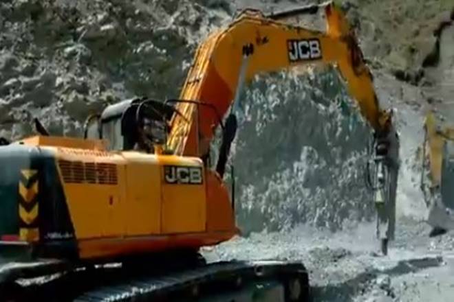 At present, sufficient machinery is deployed at the site to ensure timely progress of the challenging project, 