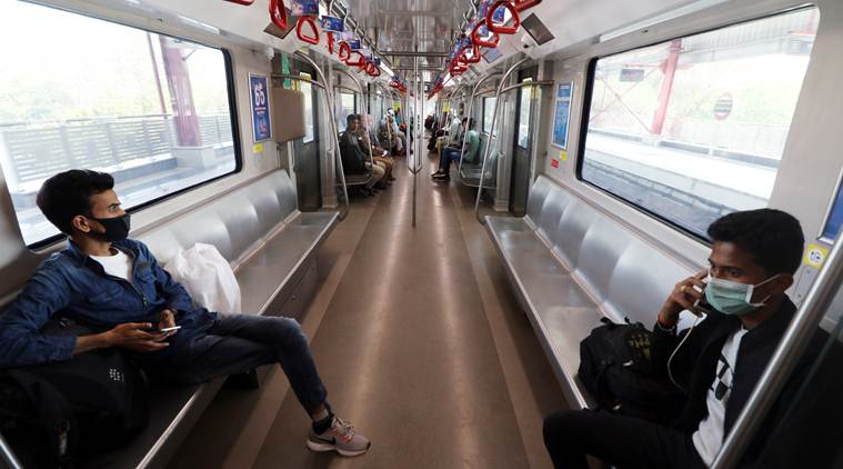 coronavirus delhi metro, coronavirus delhi metro trains