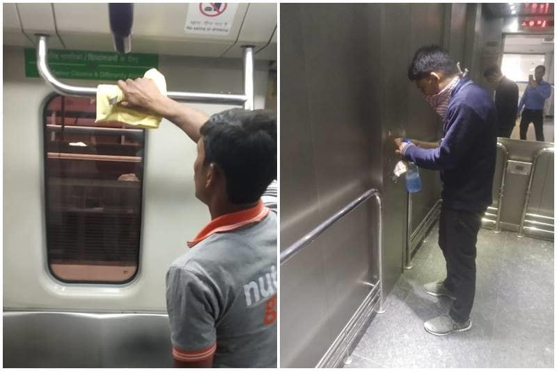 coronavirus delhi metro, coronavirus delhi metro trains