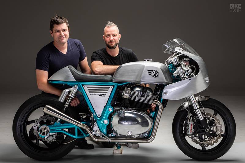 The final details included all its new decals that were done by Shane at Graphic Addiction. Then the crew spent the rest of that evening prepping the bike for photos. The next day it was dragged into the studio, and the day after that it was off to Lang Park in Woolongong for the Australian Motorcycle Festival. (Photo: Bikeexif)