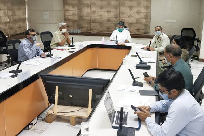 IT minister Ravi Shankar Prasad on Wednesday held a video conferencing session with electronics industry deliberating on the scenario arising out of the novel corona virus (Covid-19) outbreak and the lockdown. (Twitter image) IT minister Ravi Shankar Prasad on Wednesday held a video conferencing session with electronics industry deliberating on the scenario arising out of the novel corona virus (Covid-19) outbreak and the lockdown. (Twitter image)