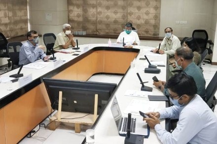IT minister Ravi Shankar Prasad on Wednesday held a video conferencing session with electronics industry deliberating on the scenario arising out of the novel corona virus (Covid-19) outbreak and the lockdown. (Twitter image) IT minister Ravi Shankar Prasad on Wednesday held a video conferencing session with electronics industry deliberating on the scenario arising out of the novel corona virus (Covid-19) outbreak and the lockdown. (Twitter image)