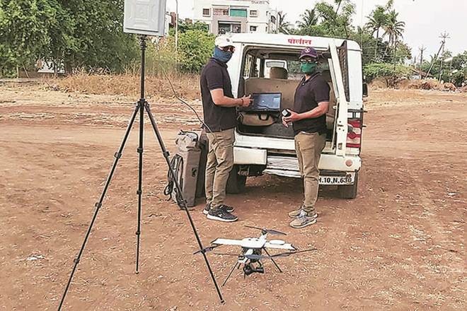 The drones provide real-time intelligence to the command and control centre, local patrol vans and ground forces.