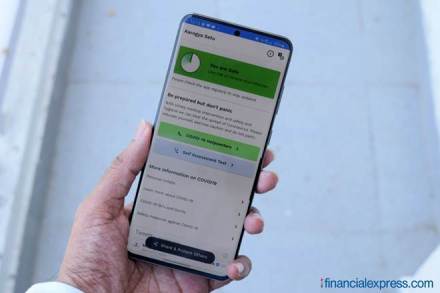 The app requires people to keep their location and Bluetooth on, so that it can inform a user if she has contacted an infected person for a period of 30 minutes.