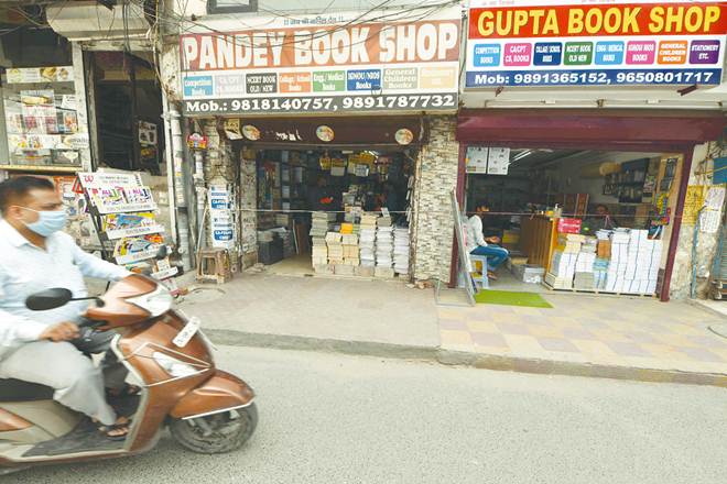 Bookstores in Delhi open on Saturday after relaxation to shops selling non-essential items (photo: pti)