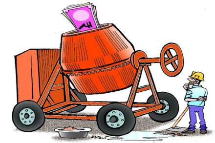 This will affect the ability of central and state governments to ensure wages to migrants, many of them construction workers. (Illustration: Rohnit Phore)