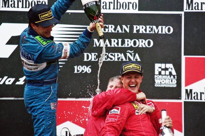 1996 Spanish GP is streaming! Watch Michael Schumacher’s legendary wet weather drive to victory here