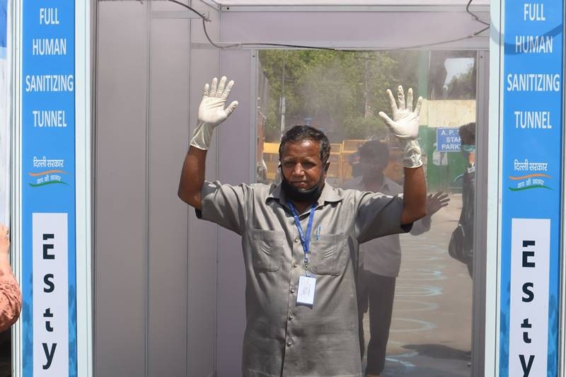 coronavirus, coronavirus in india, coronavirus india, coronavirus outbreak, coronavirus pandemic, disinfectant tunnels, disinfectant tunnels in india