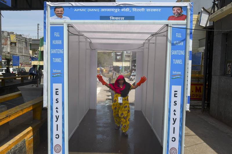 coronavirus, coronavirus in india, coronavirus india, coronavirus outbreak, coronavirus pandemic, disinfectant tunnels, disinfectant tunnels in india