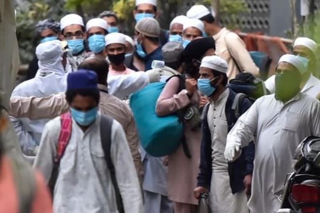 Over 2,000 delegates attended the congregation at Nizamuddin Markaz from March 1-15. (Photo: PTI)