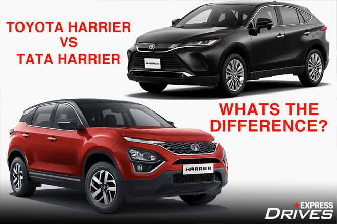 Toyota Harrier vs Tata Harrier: Starkingly different with just a common name
